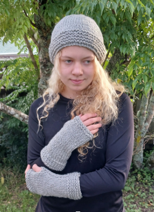 Hat and Wrist Warmers | Design P388